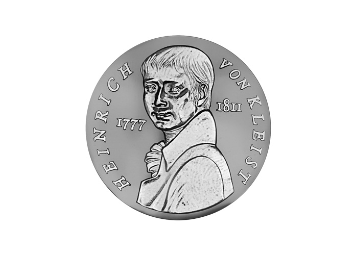 DDR Mnze: 5 Mark "175. Todestag von Heinrich von Kleist", 1986 (Vorzglich/Stempelglanz)