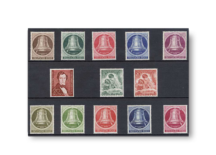 Berlin, Briefmarken-Jahrgang 1951