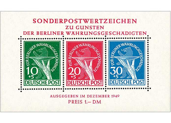 Berlin (West), "Berliner Block Nr. 1", Blockausgabe