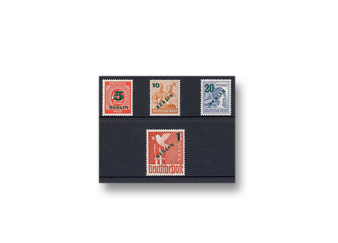 Berlin, Briefmarken-Jahrgang 1949 (064-067)