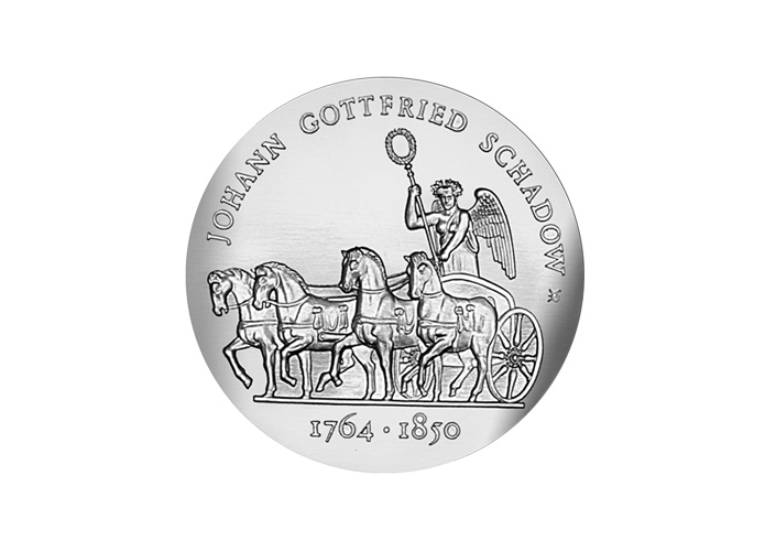 DDR Mnze: 10 Mark "225. Geburtstag von Johann Gottfried Schadow", 1989 (Vorzglich/Stempelglanz)