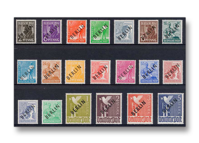 Berlin, Briefmarken-Jahrgang 1948