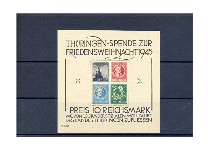 Alliierte Besatzung, Sowjetische Zone, Thringen, Block 2