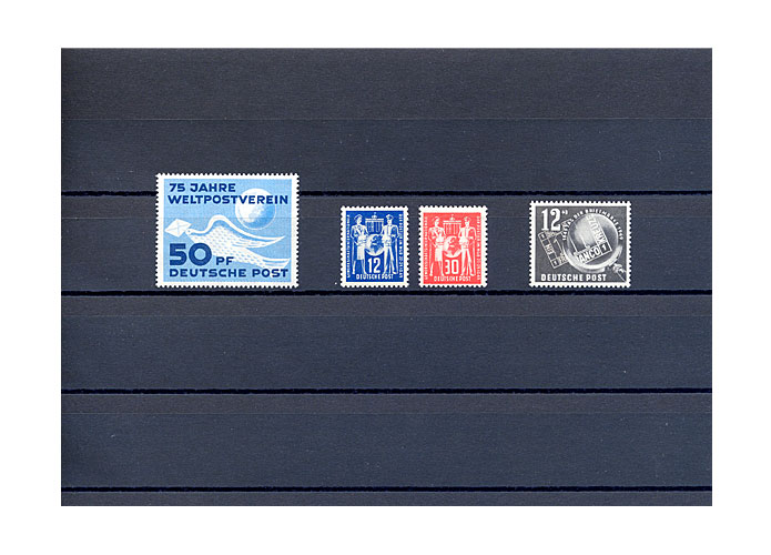 DDR, Briefmarken-Jahrgang 1949