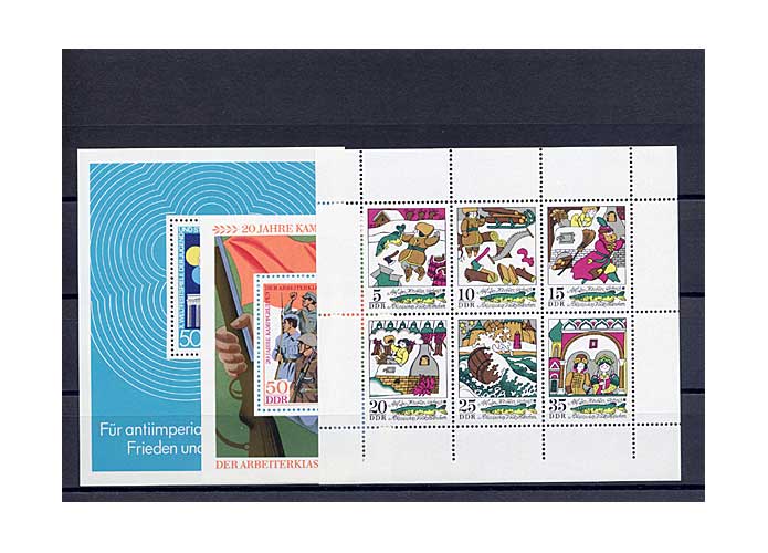 DDR, Briefmarken-Jahrgang 1973