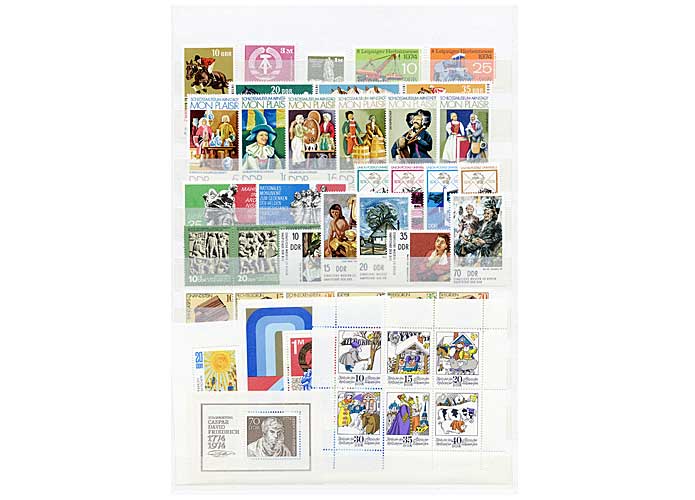 DDR, Briefmarken-Jahrgang 1974