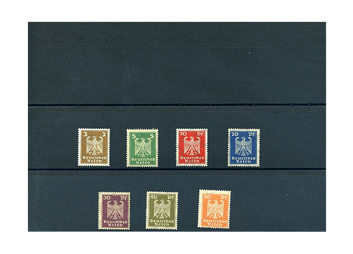 Deutsches Reich 1924, "Reichsadler" (355-361)