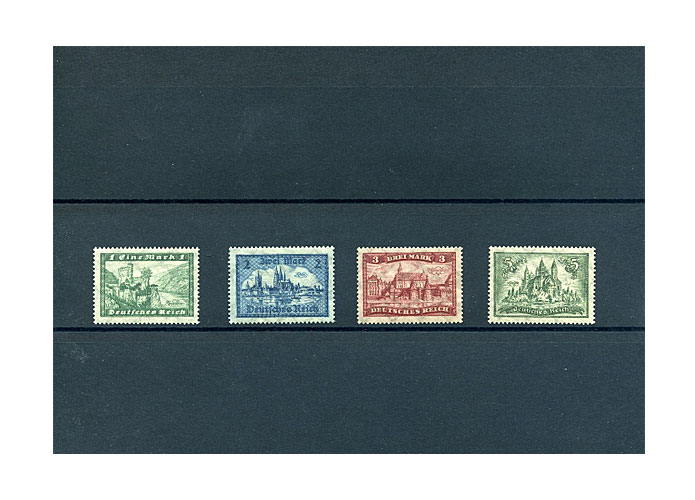 Deutsches Reich 1924, Bauwerke (364-367)