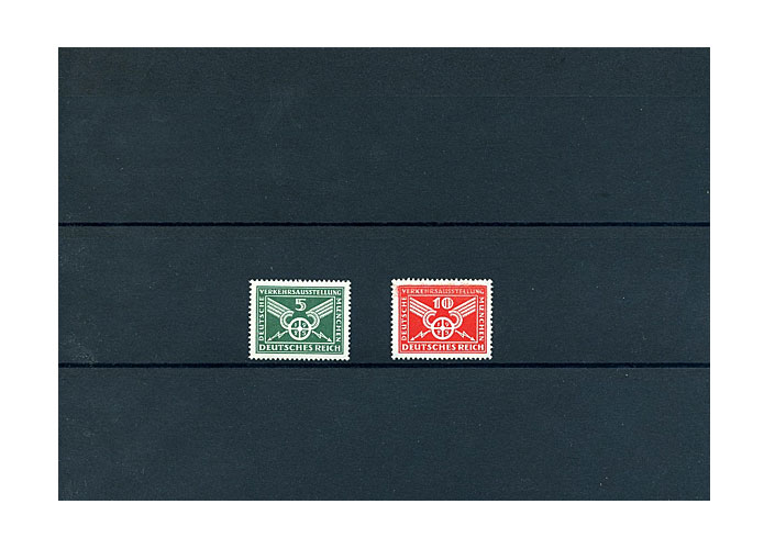 Deutsches Reich 1925, "Verkehrausstellung" (370-371)