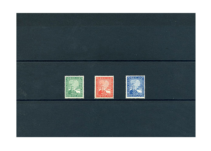 Deutsches Reich 1925, "Rheinland" (372-374)