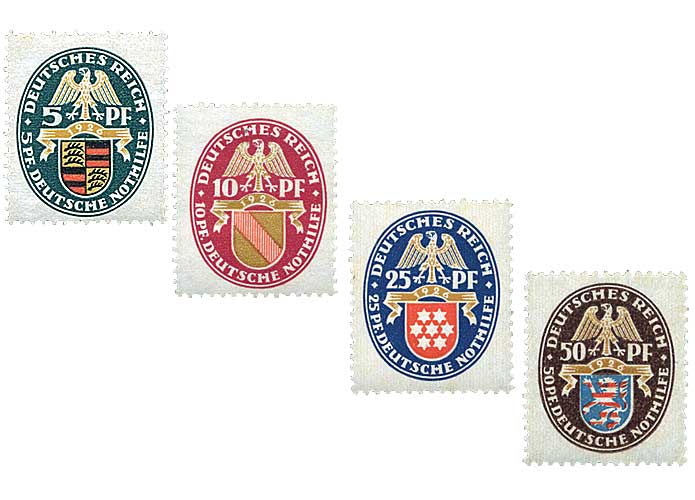 Deutsches Reich, Weimarer Republik 1926 "Landeswappen II"
