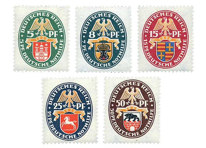 Deutsches Reich, Weimarer Republik 1928 "Landeswappen III"