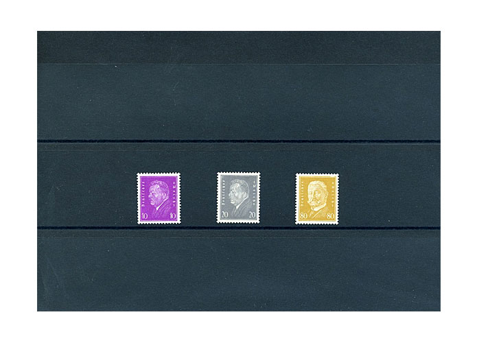 Deutsches Reich 1930, "Reichsprsidenten" (435-437)