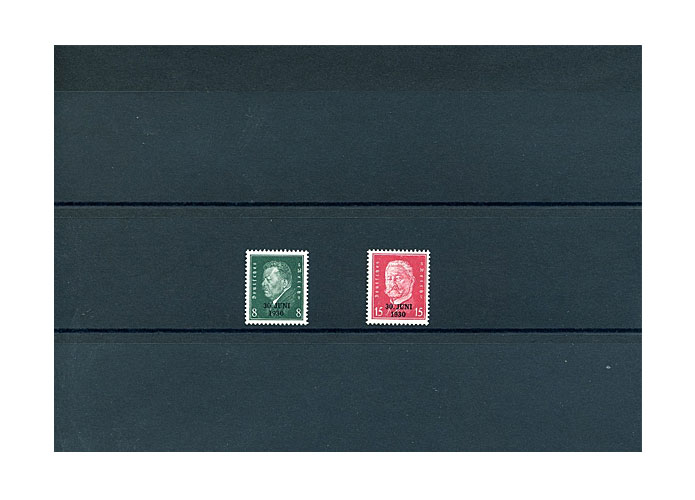 Deutsches Reich 1930, "Abz.-Alliierte Besatzung" (444-445)