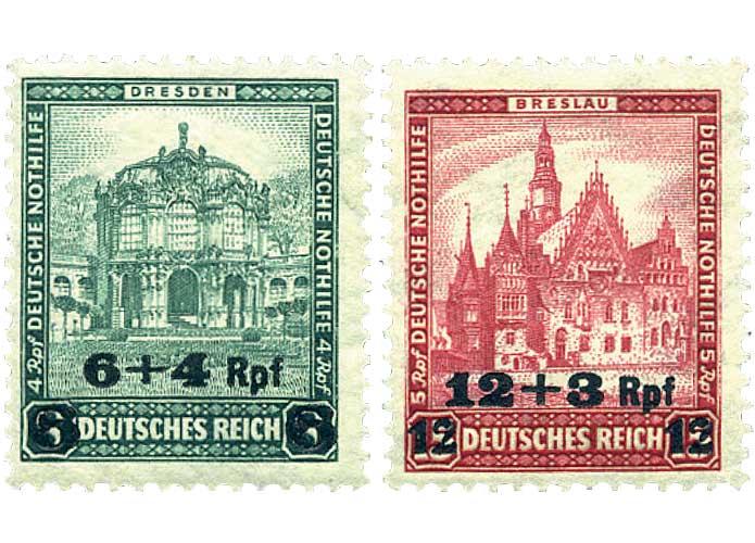 Deutsches Reich, Weimarer Republik 1932 "Bauwerke III"