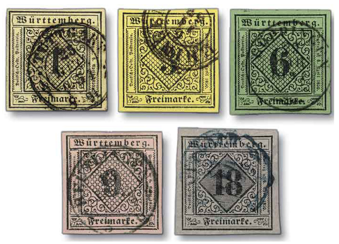 Altdeutschland, Knigreich Wrttemberg, Erstausgabe