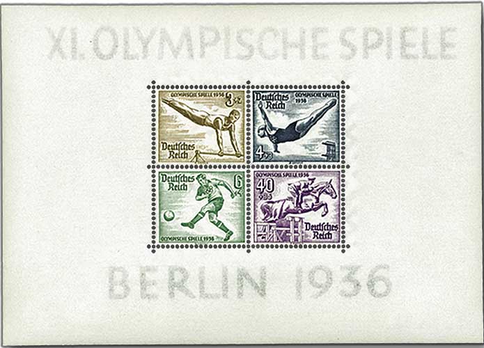 Block Nr. 5 "Olympische Spiele Berlin 1936"