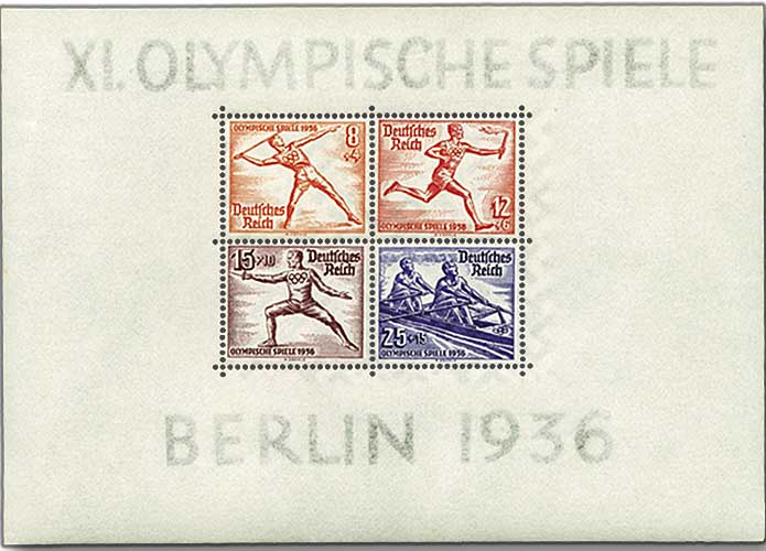 Block Nr. 6 "Olympische Spiele Berlin 1936"