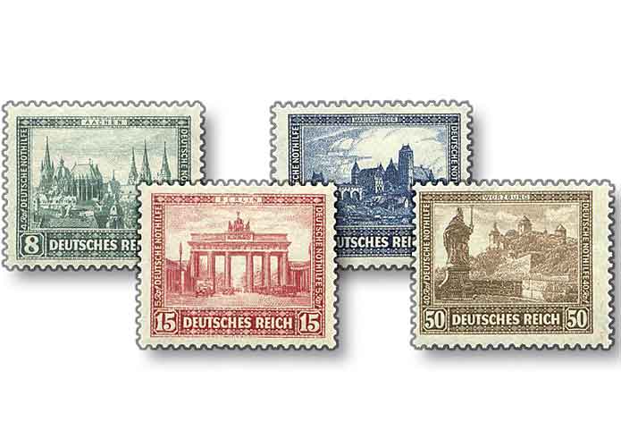 Deutsches Reich, Deutsche Nothilfe 1930 "Bauwerke"
