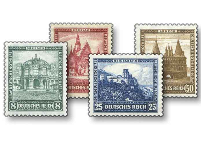 Deutsches Reich, Deutsche Nothilfe 1931 "Bauwerke"