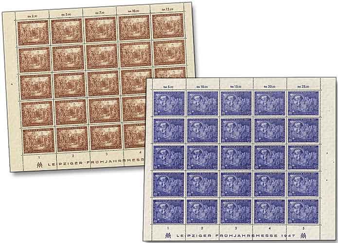 Alliierte Besatzung, Gemeinschaftsausgabe "Leipziger Frhjahrsmesse 1947"