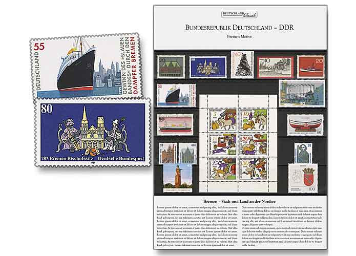 Steckkarte "Bremen Motive"