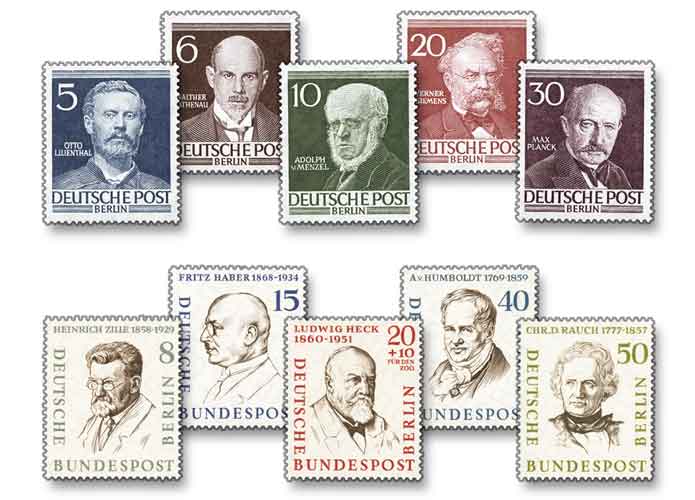 Berlin (West), "Mnner aus der Geschichte Berlins", Ausgaben I und II