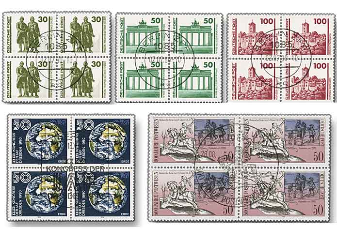 DDR/Deutsche Post, Komplett-Sammlung "Von der Whrungsunion zur Deutschen Einheit"