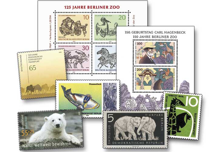 BRD, DDR, Berlin, Kollektion "Elefant, Tiger und Co. - Tierparks und Zoolog. Grten in Deutschland"