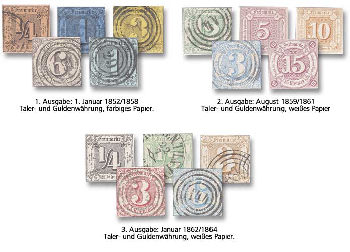 Altdeutschland, Briefmarken-Kollektion "Thurn- und Taxissche Post"