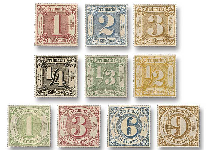 Thurn und Taxis "Die letzten10 Marken"