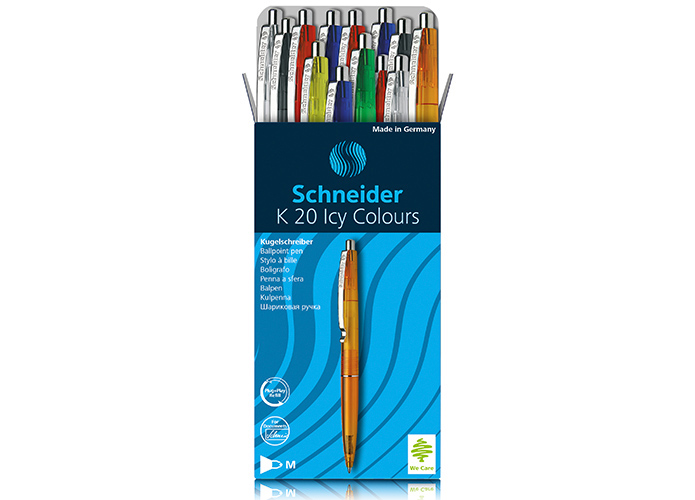 Schneider Kugelschreiber "K 20 Icy Colours", 20er-Set