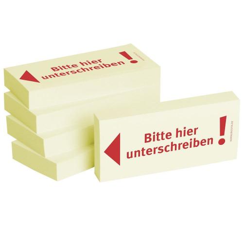 Haftnotizen "Bitte hier unterschreiben" 5 Stck