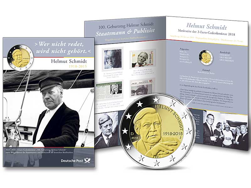 Numiskarte "Helmut Schmidt"