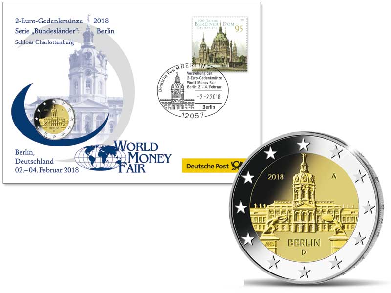 Gedenkbrief World-Money-Fair: "Berlin" 2018