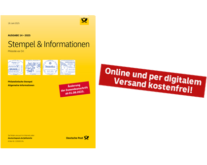 Zum Katalog Stempel- und Info