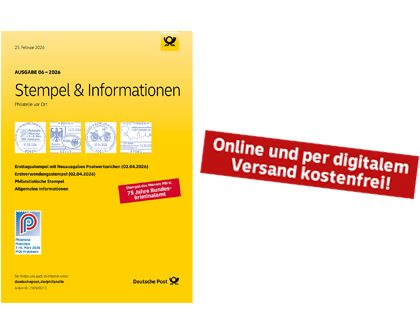 Zum Katalog Stempel- und Info